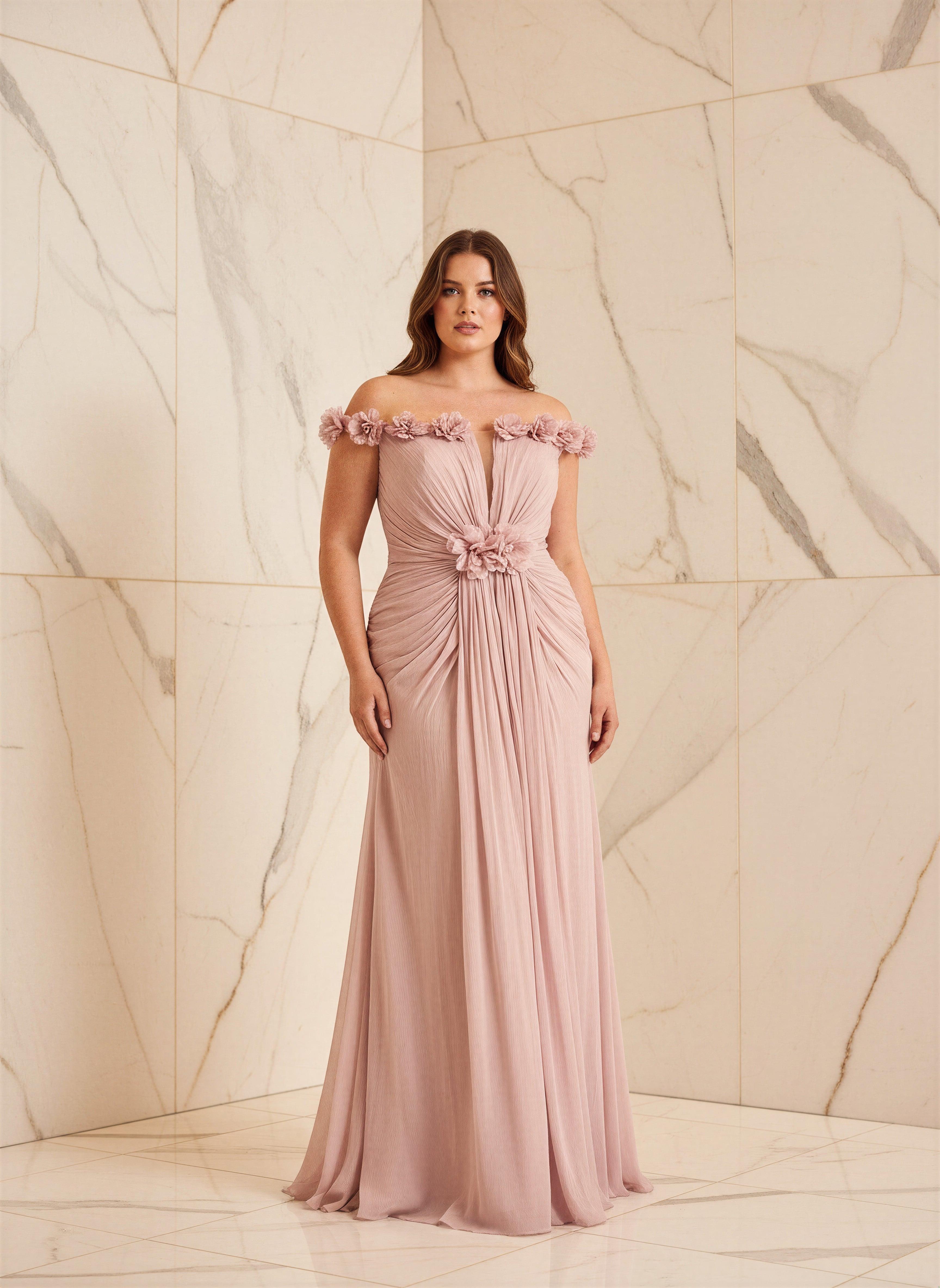 ÇİÇEKLİ GUCCİ ŞİFON ELBİSE