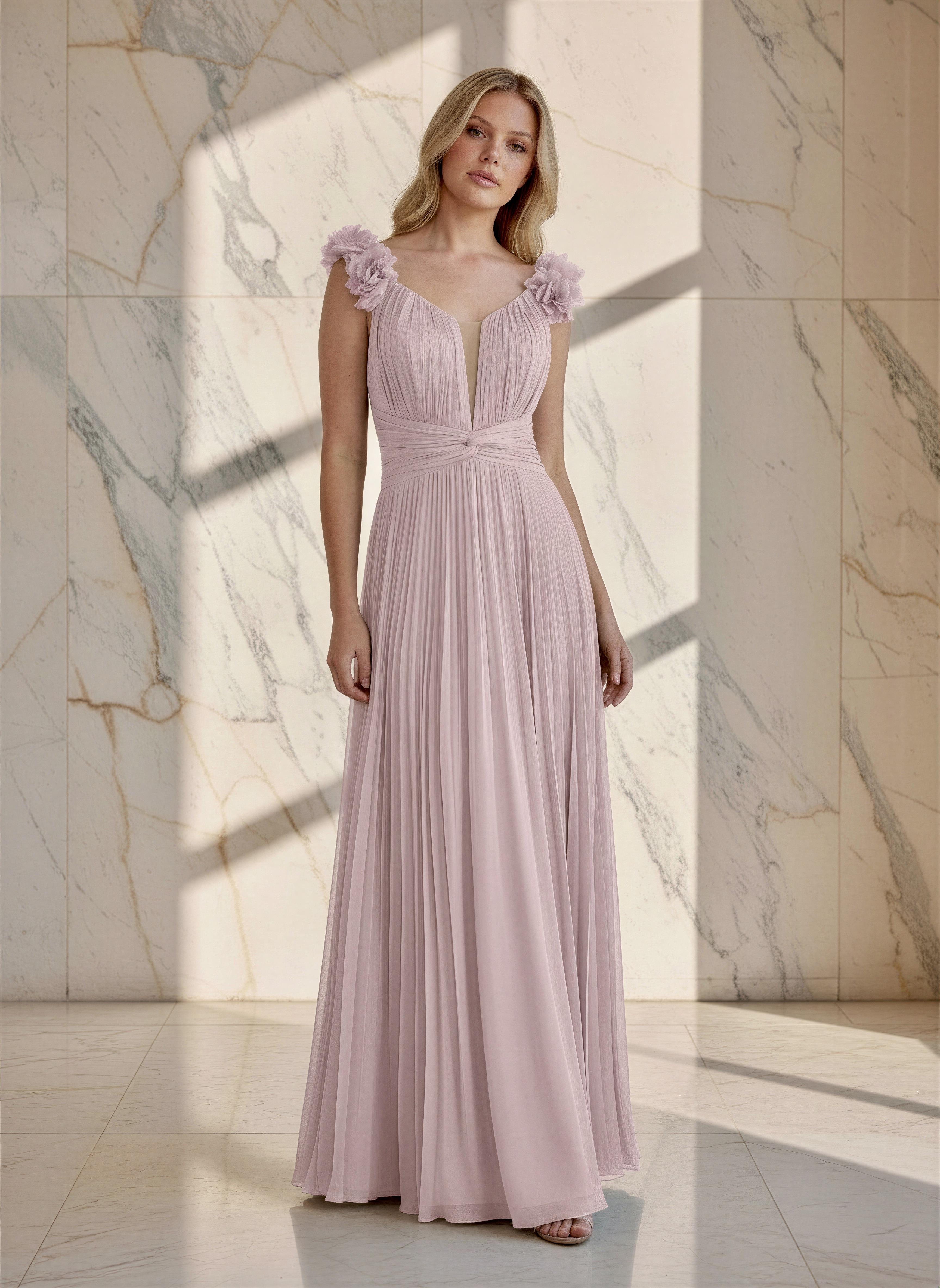 ÇİÇEKLİ GUCCİ ŞİFON ELBİSE