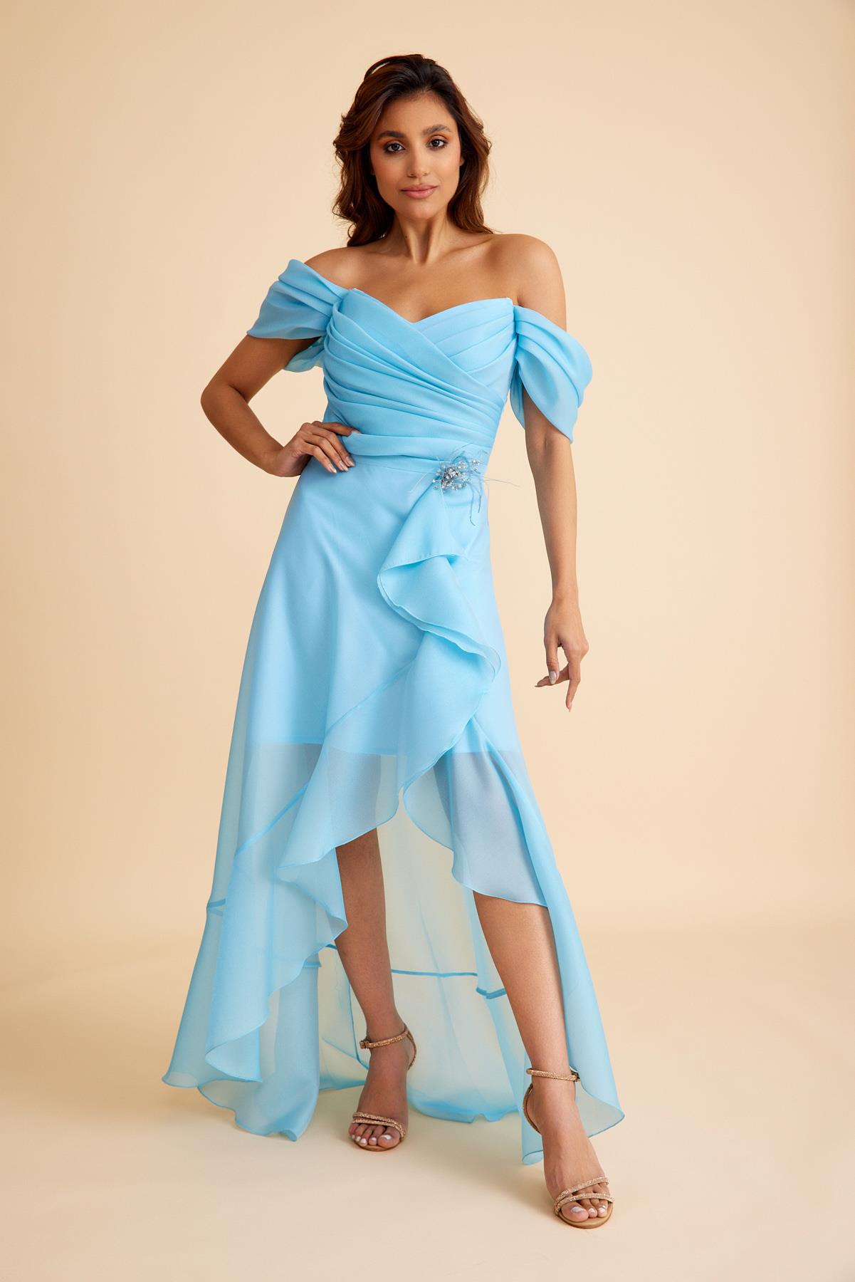 ORGANZE ABİYE ELBİSE