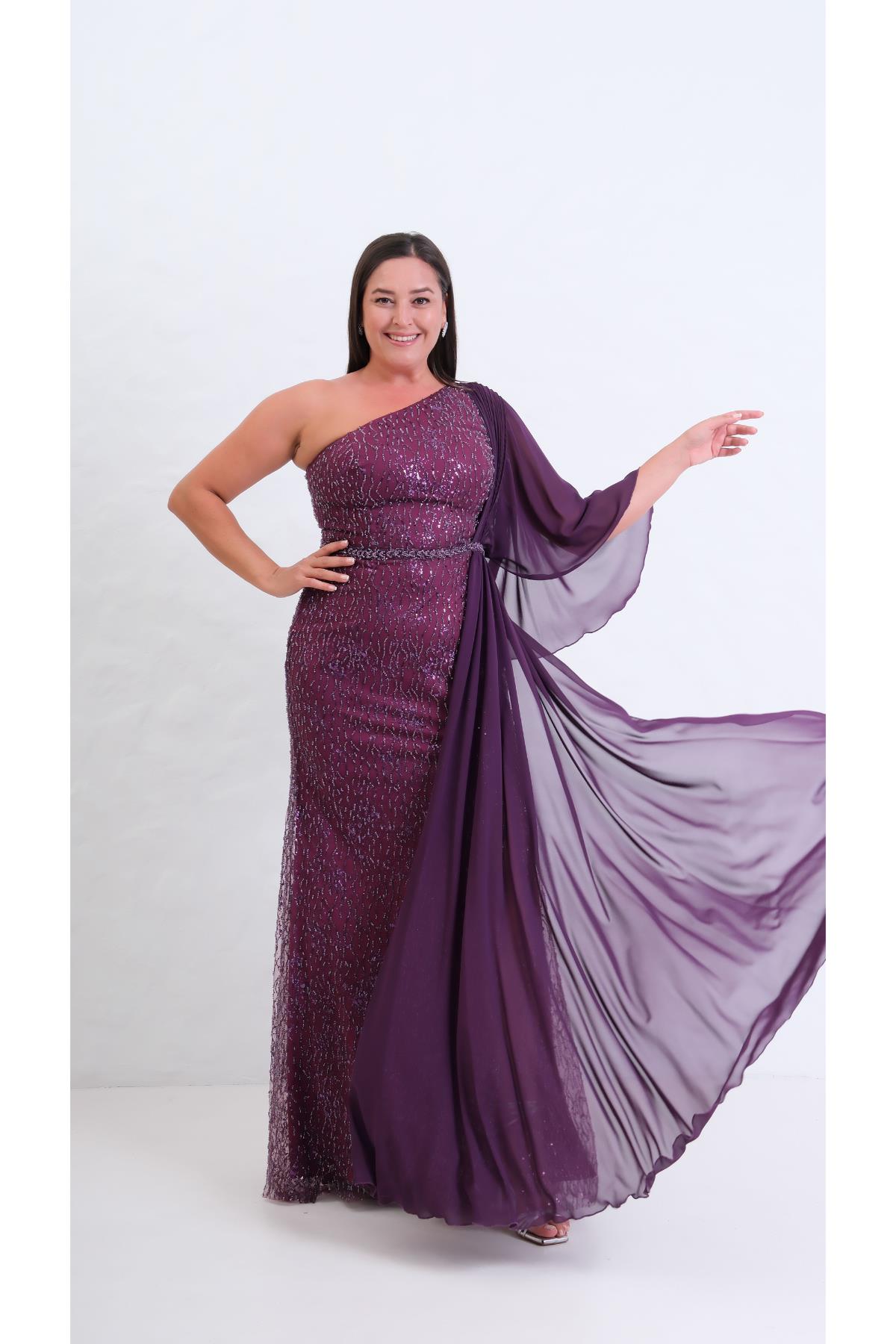 PAYET ŞİFON ELBİSE