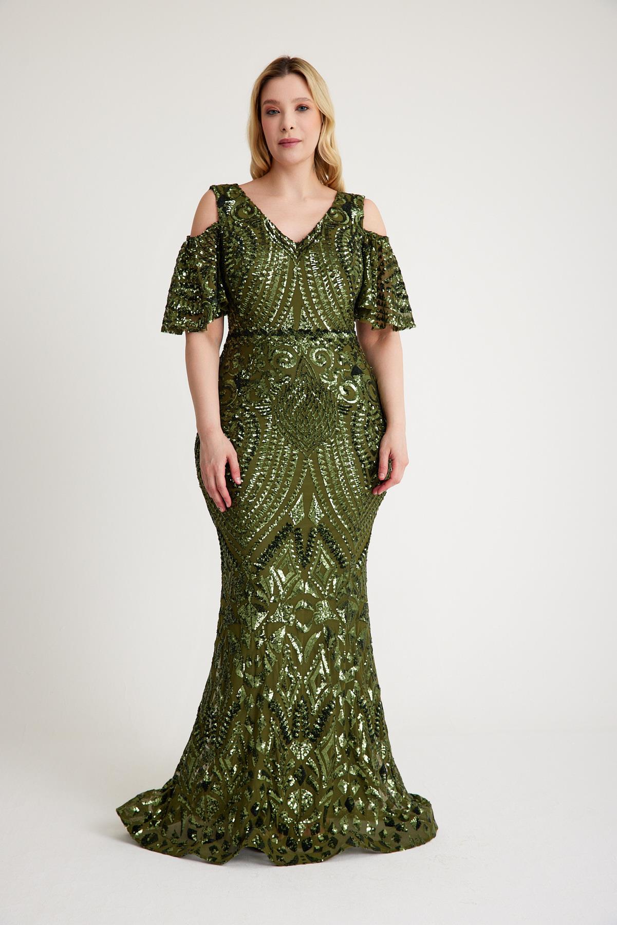 PAYETLİ ABİYE ELBİSE