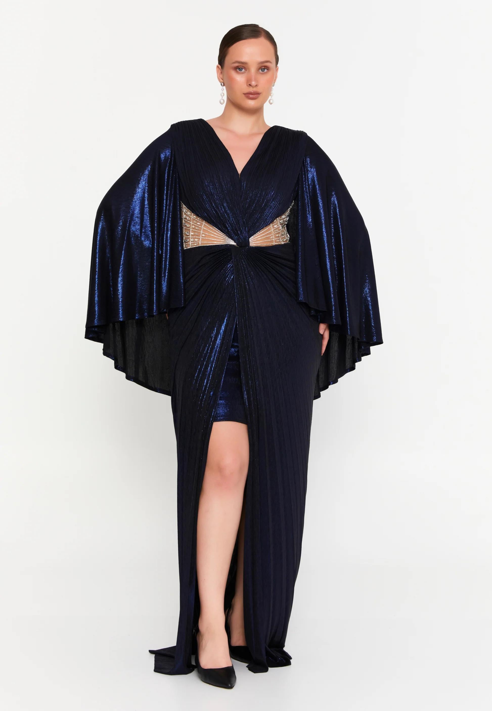 SİMLİ LAME ELBİSE