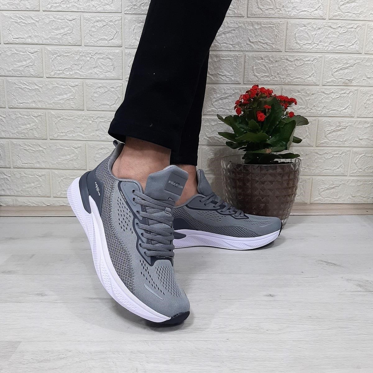 M.P 1603 Gri renk Rahat Koşu Erkek Spor Ayakkabı