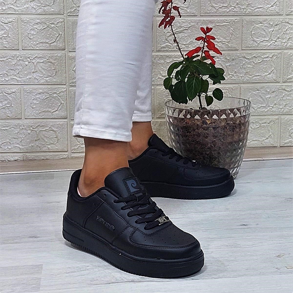 Pierre Cardin 31370-31371 Siyah Fuspetli Hafif  Spor Ayakkabı