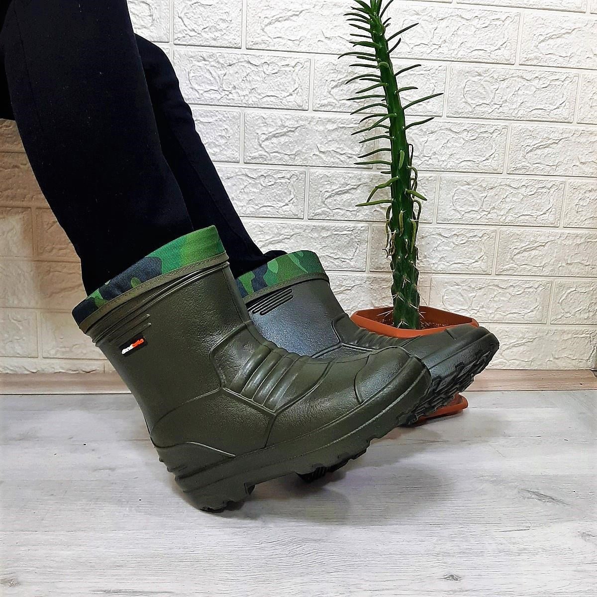 Akinalbella 026 Eva Kısa 23cm Hafif Çoraplı Avcı Balıkçı Günlük Çizme