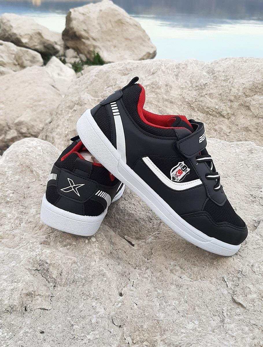 Kinetix Hornet Beşiktaş Lisanslı Çocuk Spor Ayakkabı Cırtlı