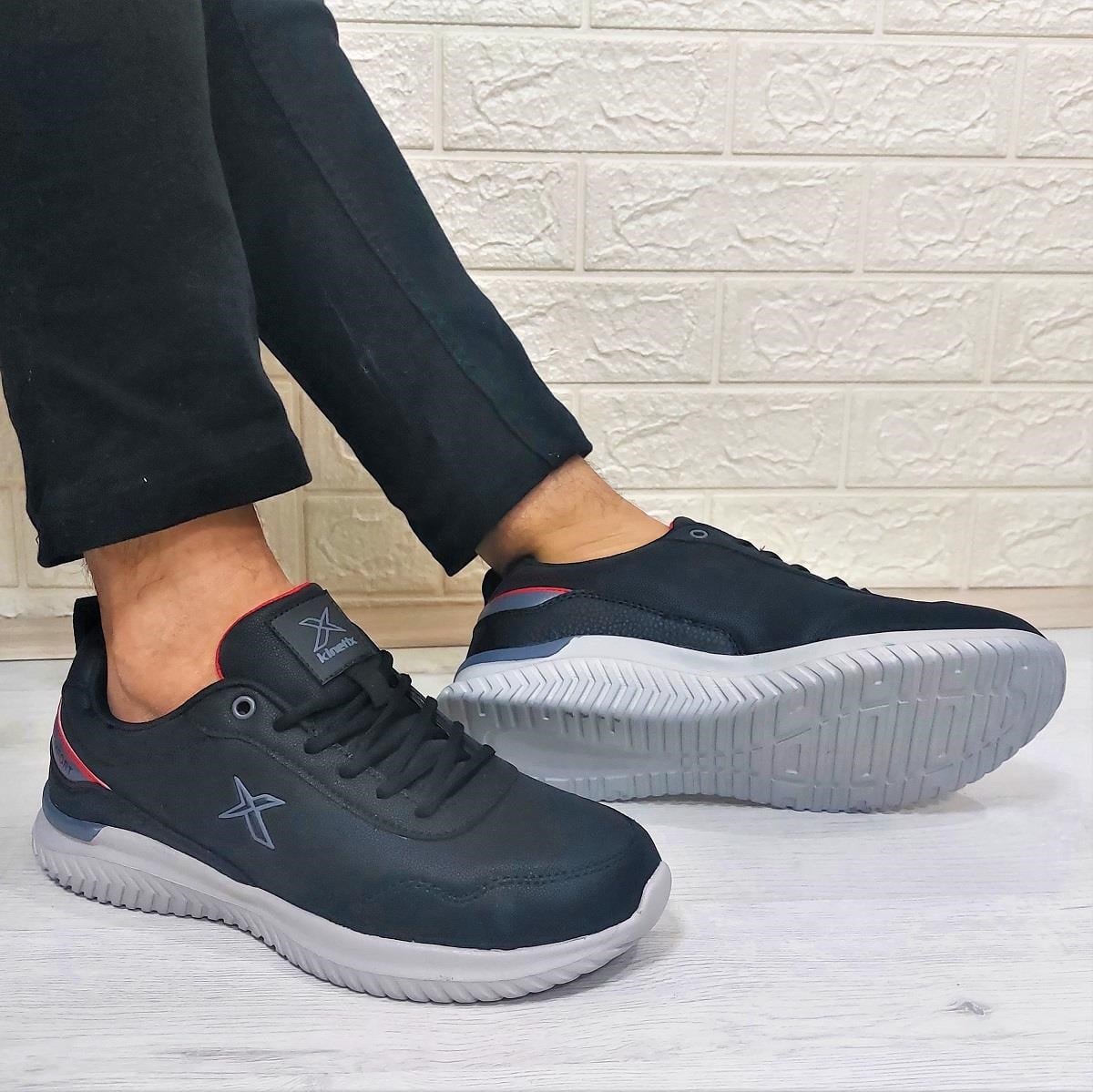 Kinetix Olego Pu Siyah Comfort Atom Taban Rahat Spor Ayakkabı