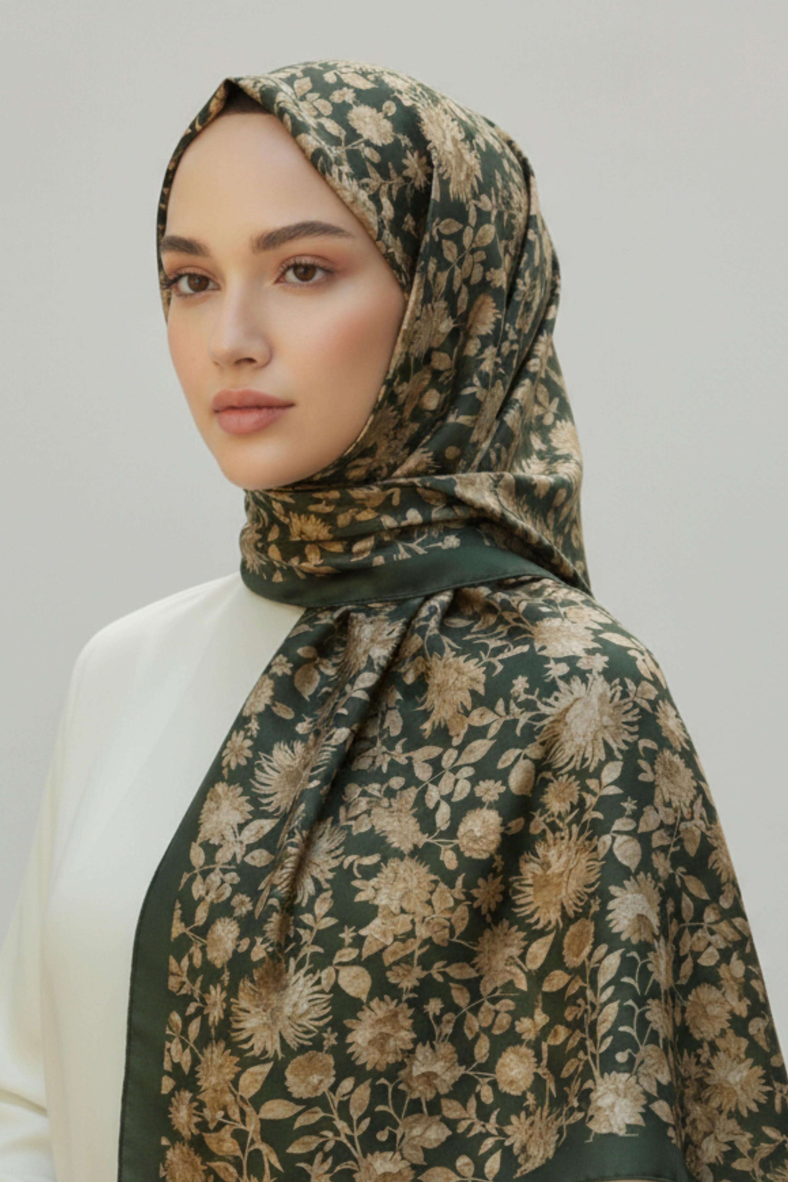 FLORA DOĞAL ELYAF ŞAL - HAKİ 