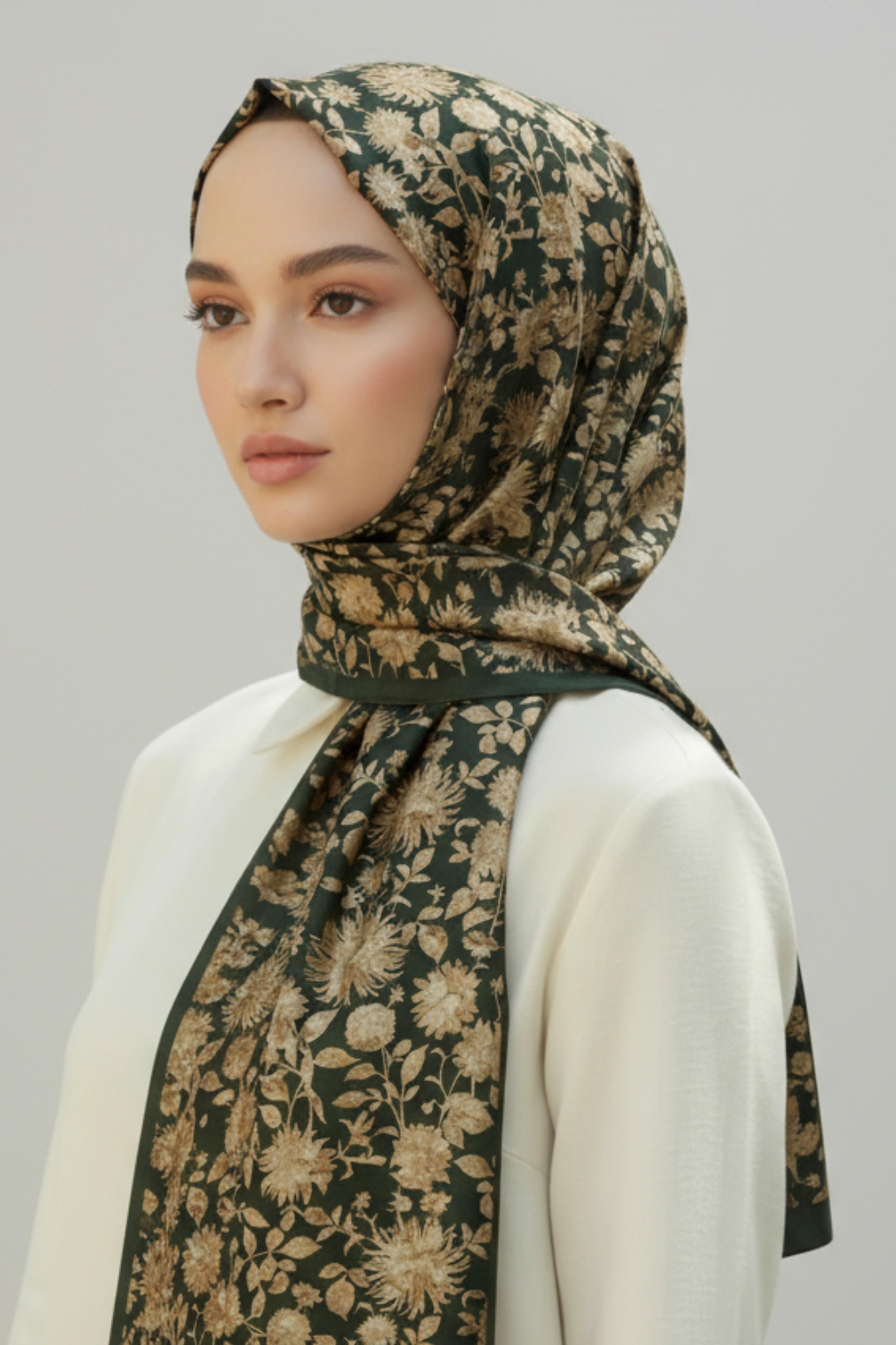 FLORA DOĞAL ELYAF ŞAL - HAKİ 