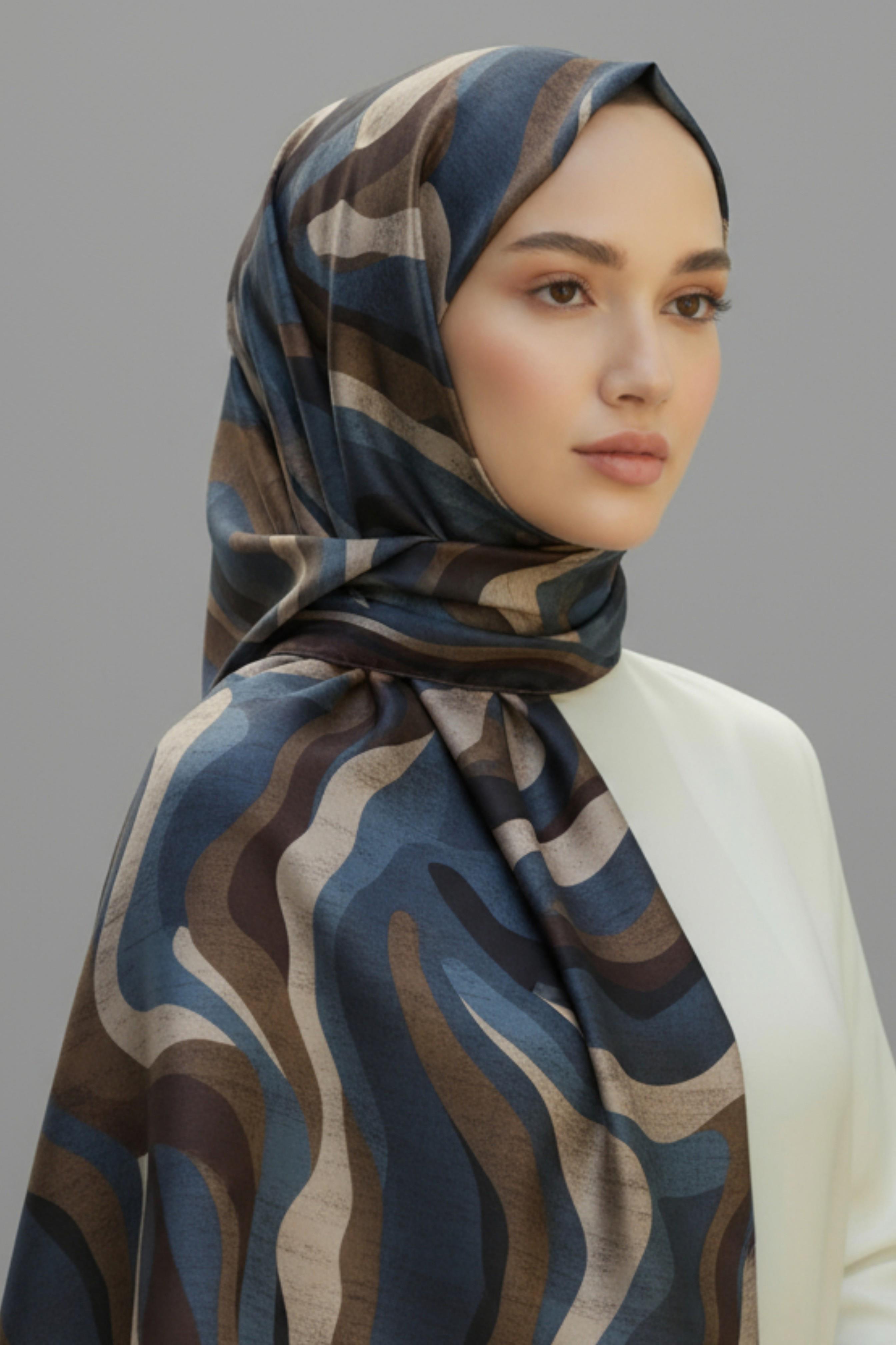 KARACA MODERN ZEBRA ŞAL - KREM 