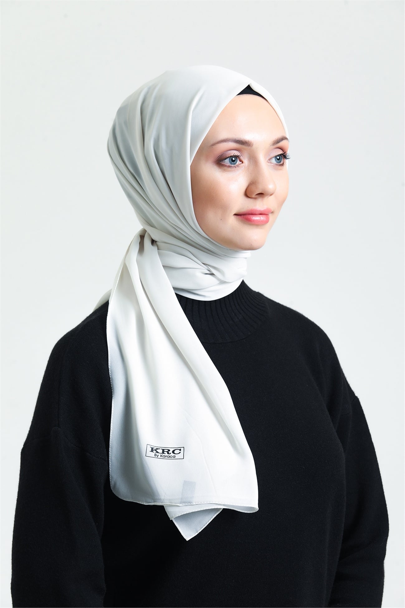 Karaca Nano Krep Şal - KREM