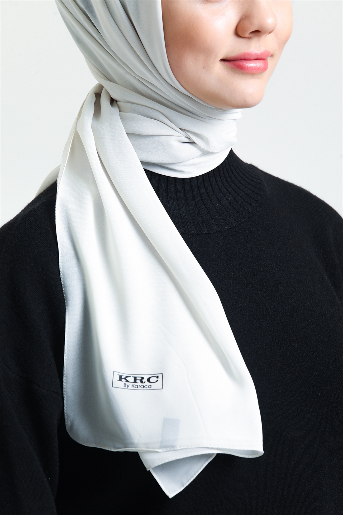 Karaca Nano Krep Şal - KREM