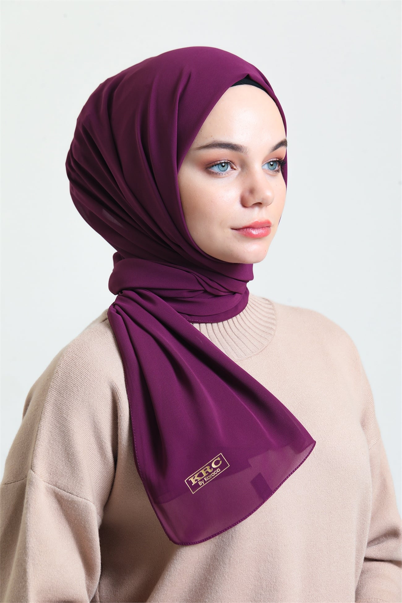 Karaca Nano Krep Şal - MOR