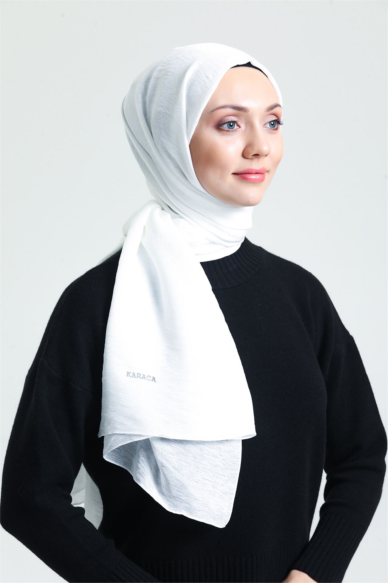 Karaca Pırıltı Şal - BEYAZ