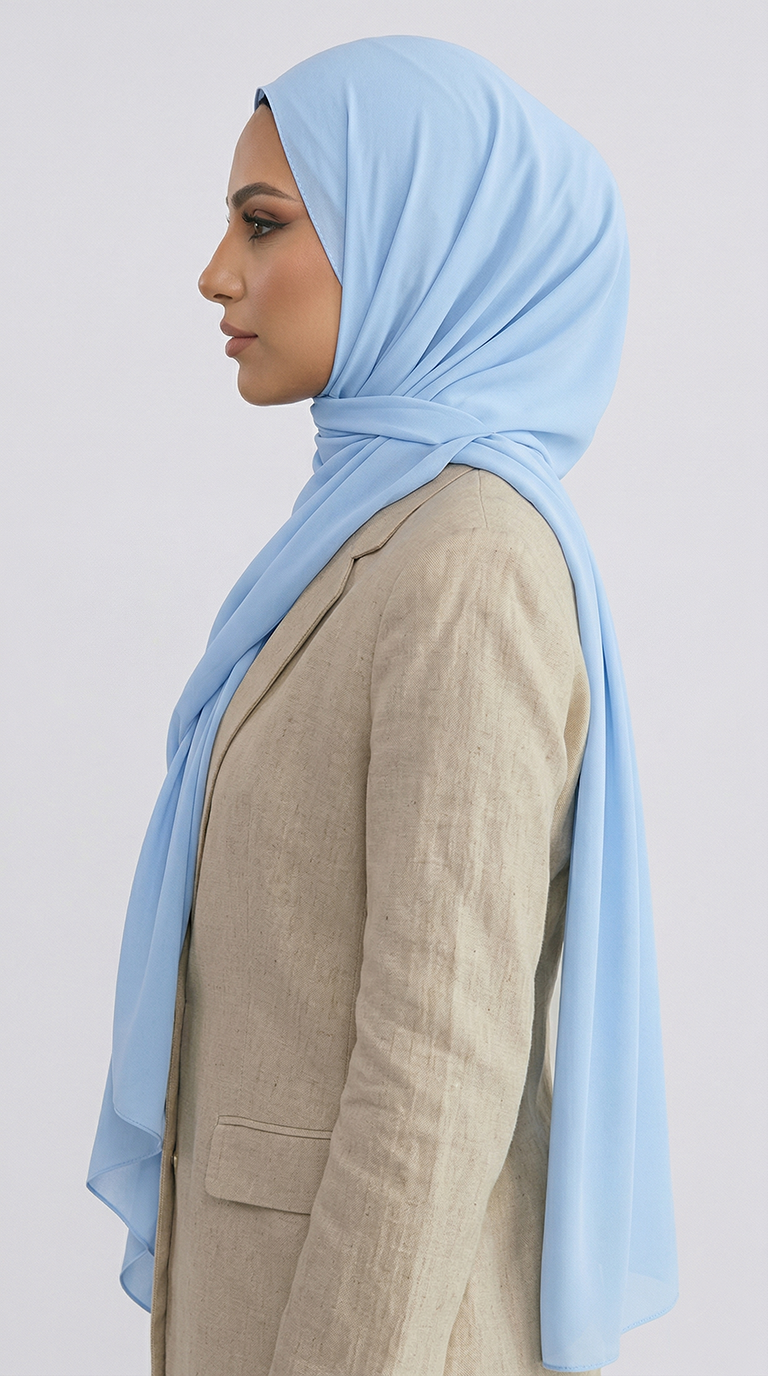 KARACA SAFİR ŞAL - BEBE MAVİSİ