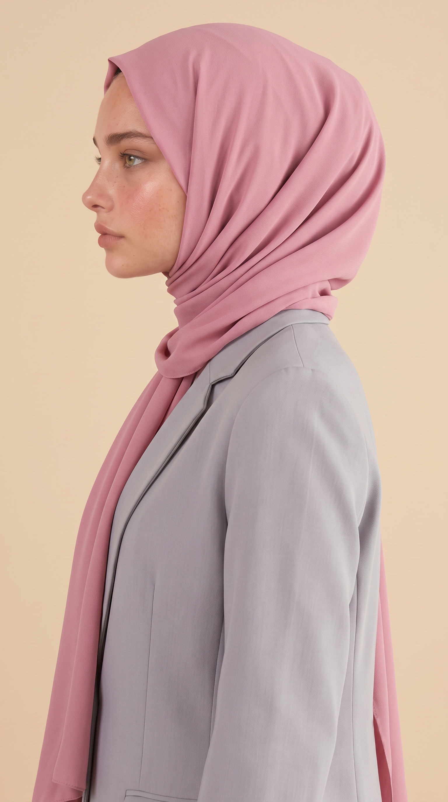 KARACA SAFİR ŞAL - GÜL KURUSU 