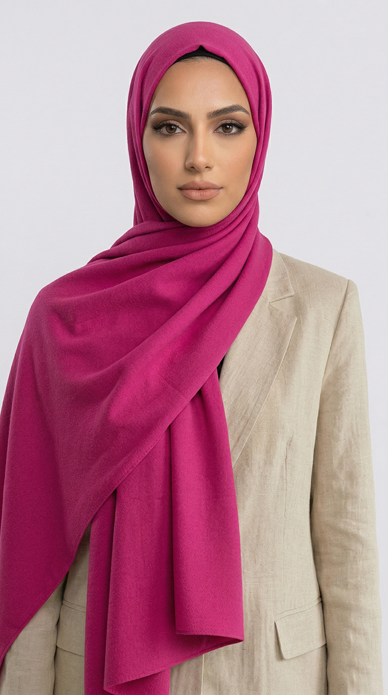 KARACA SAFİR ŞAL - PEMBE