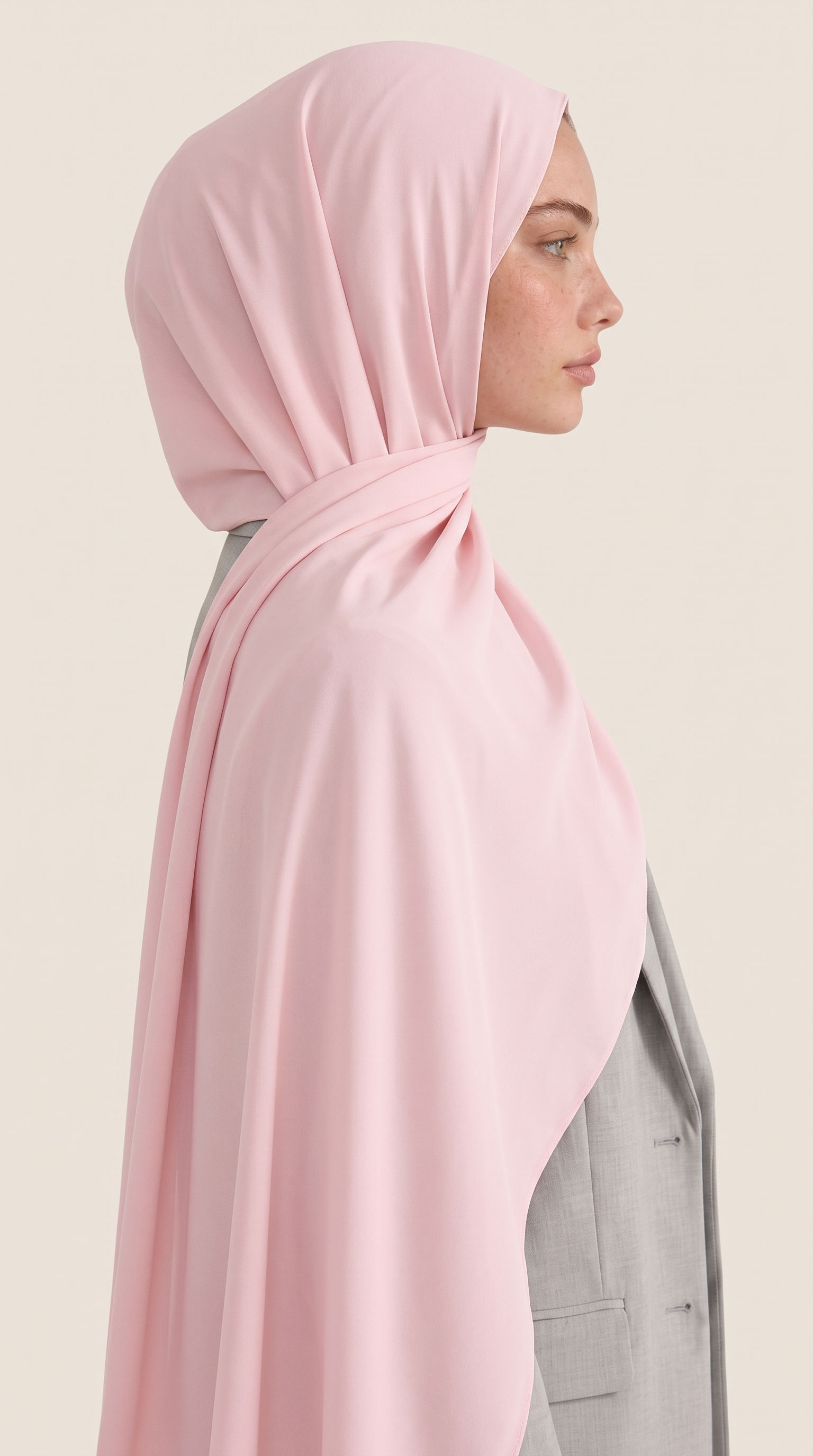 KARACA SAFİR ŞAL  - TOZ PEMBE