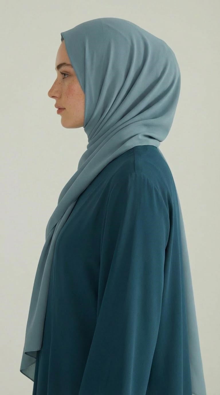 KARACA SAFİR ŞAL - TURKUAZ