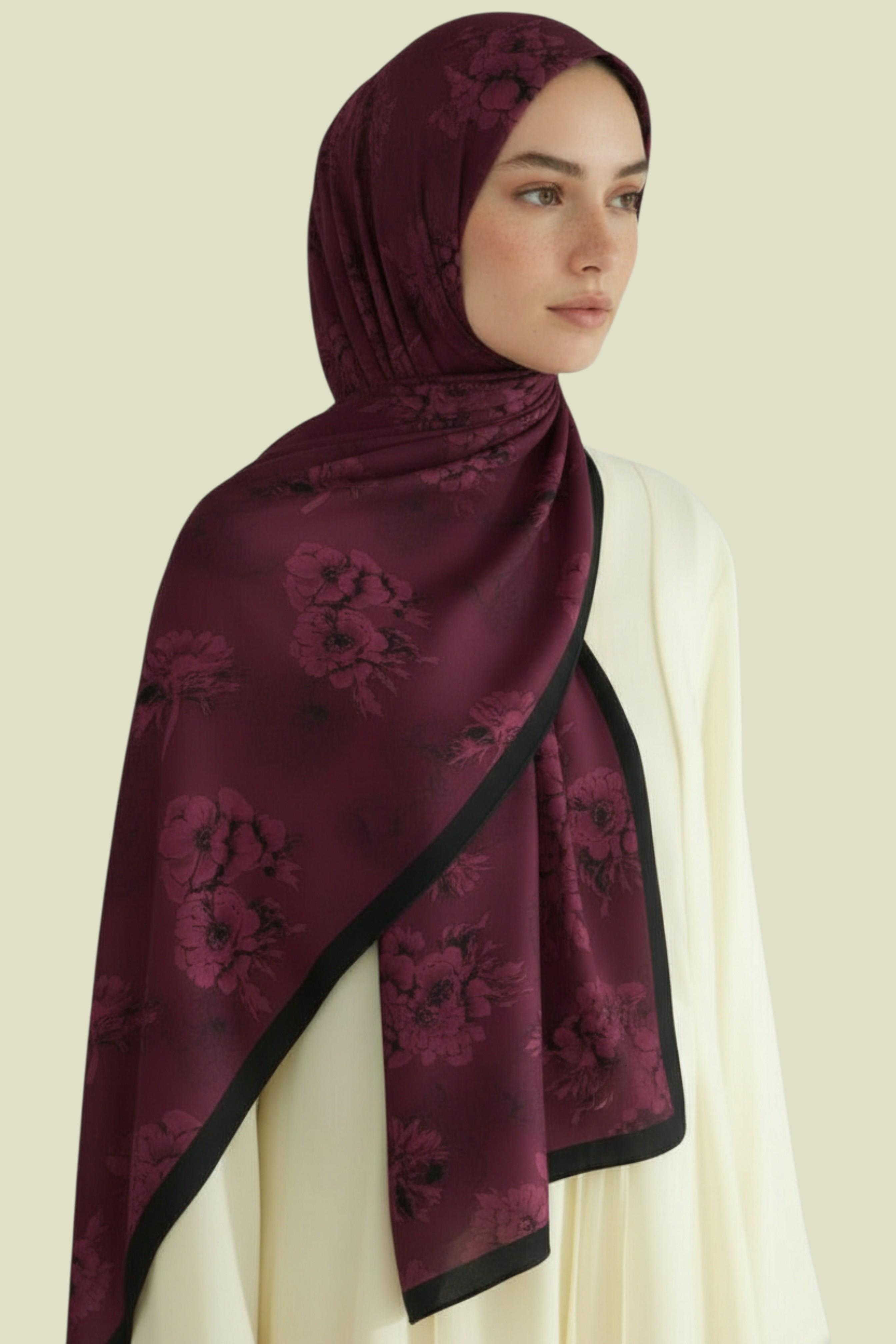 KARACA SEREN COTTON ŞAL - MOR 