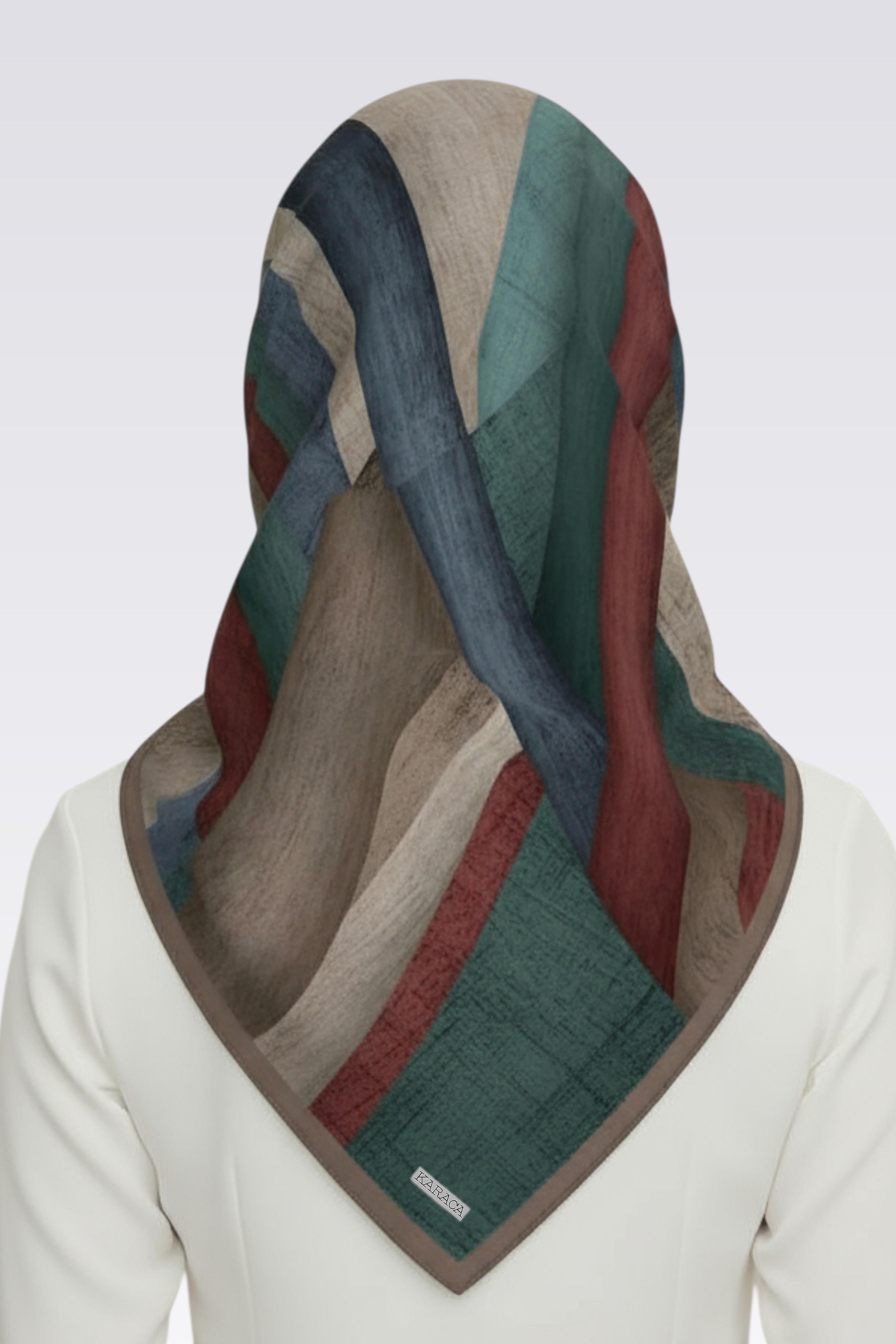 KARACA SOYUT DESEN RAYON EŞARP -  BEJ