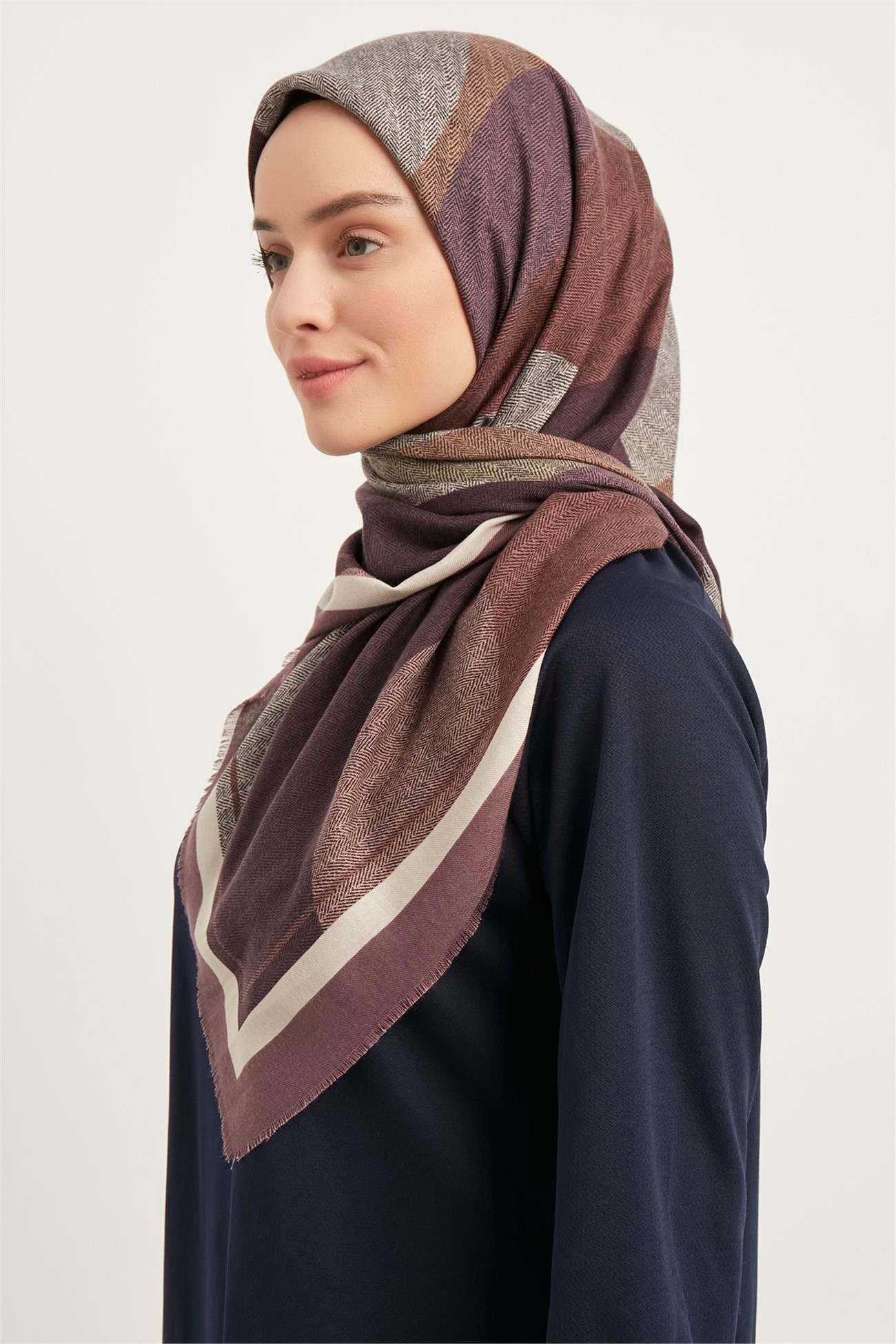 Karaca Yün Eşarp -  LİLA