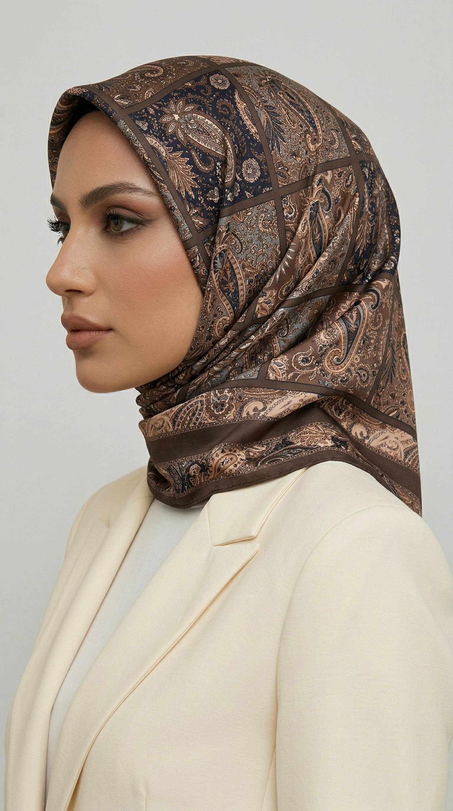 MAVERA RAYON EŞARP - BEJ / EKRU