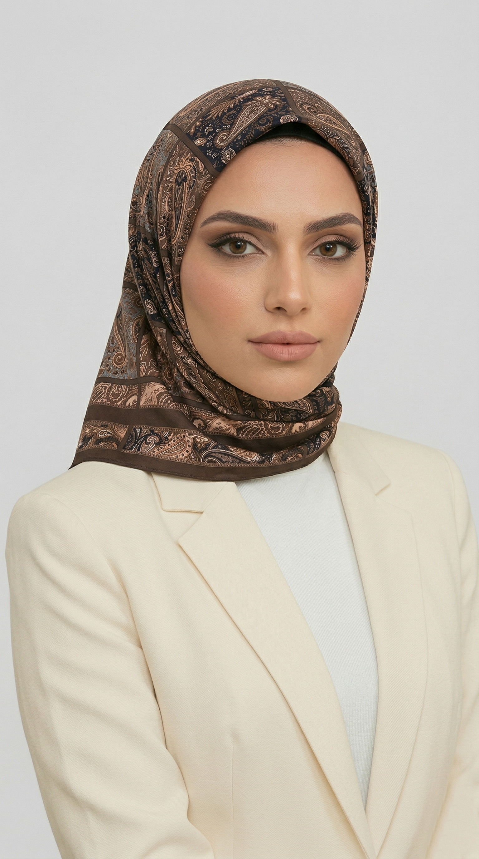 MAVERA RAYON EŞARP - BEJ / EKRU