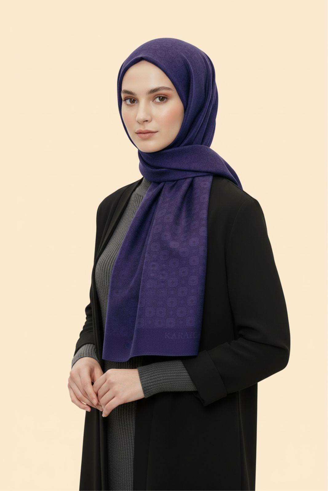 PERLA MODAL ŞAL - MAVİ 