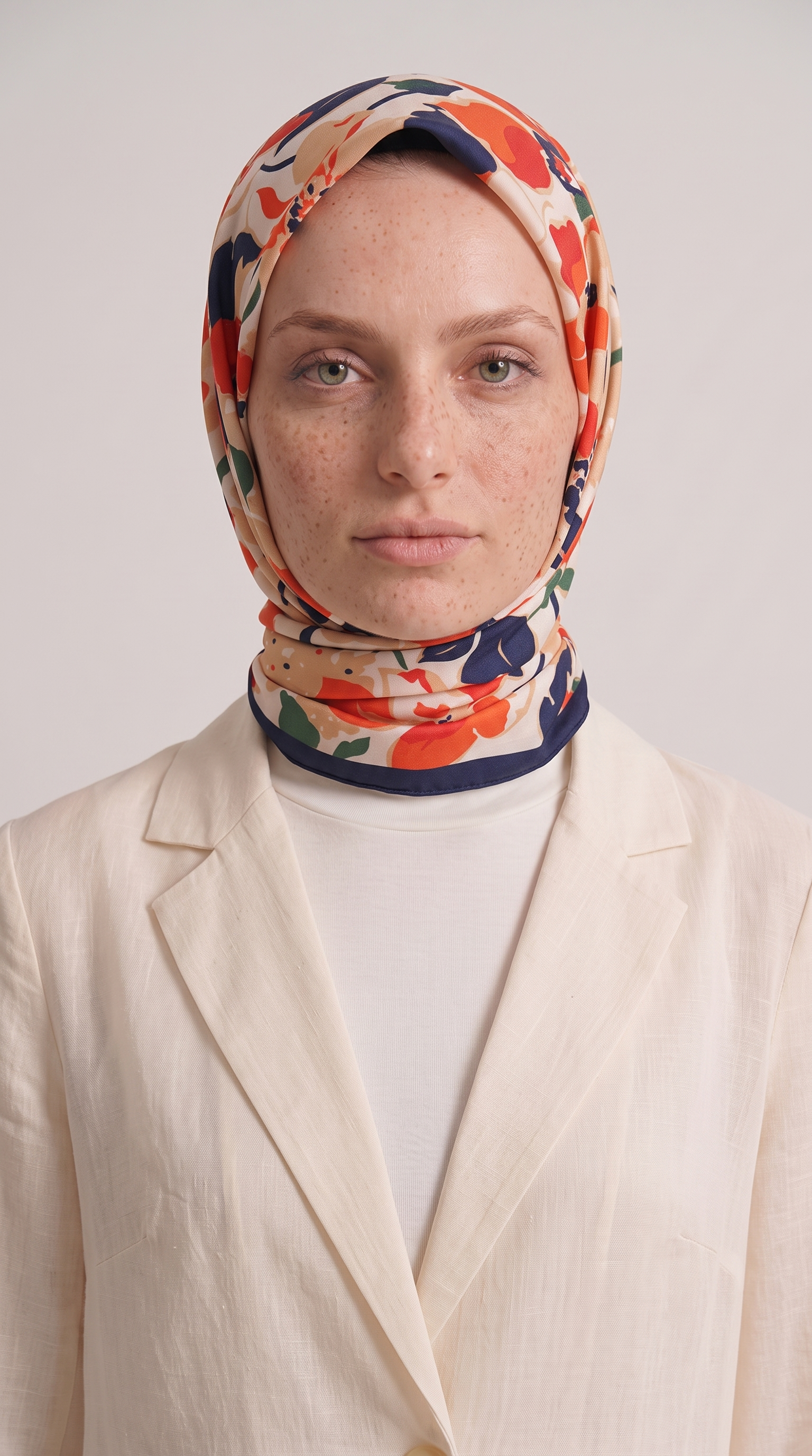 ROSELLE COTTON EŞARP - LACİVERT