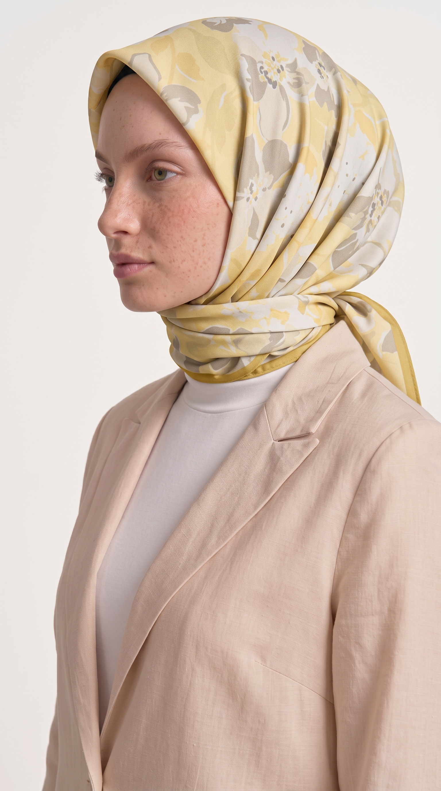 ROSELLE COTTON EŞARP -  SARI 