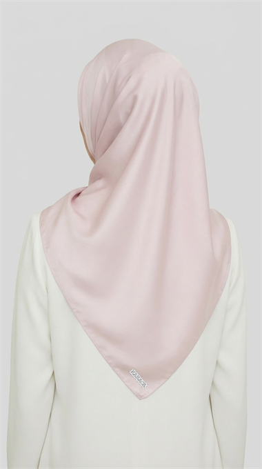 DÜZ TWİL POLYESTER EŞARP - KREM 