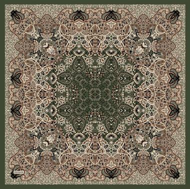 ETNİK DESEN COTTON EŞARP - HAKİ 