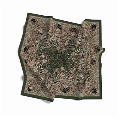 ETNİK DESEN COTTON EŞARP - HAKİ 