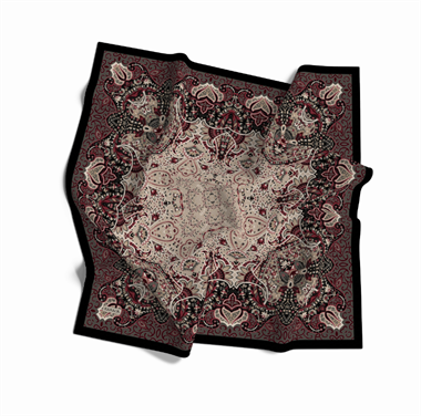 ETNİK DESEN COTTON EŞARP - KIRMIZI 