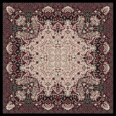 ETNİK DESEN COTTON EŞARP - KIRMIZI 