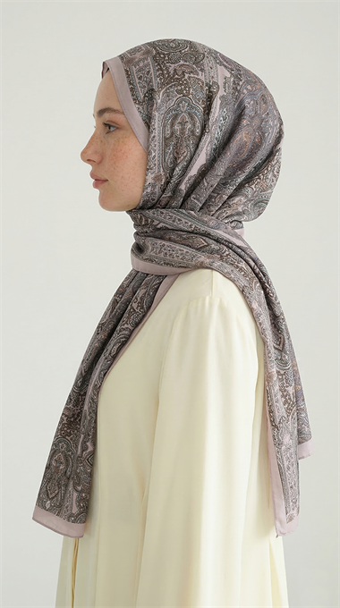 Karaca EşarpCOTTON ŞAL ETNİK DESEN COTTON ŞAL - KREM / PUDRA