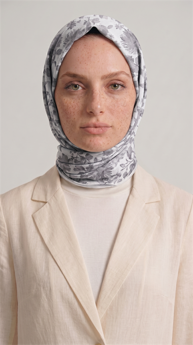 FLORA COTTON EŞARP - GRİ 