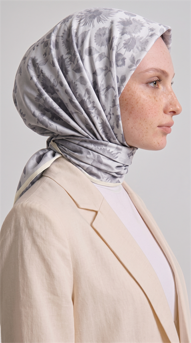 FLORA COTTON EŞARP - GRİ 