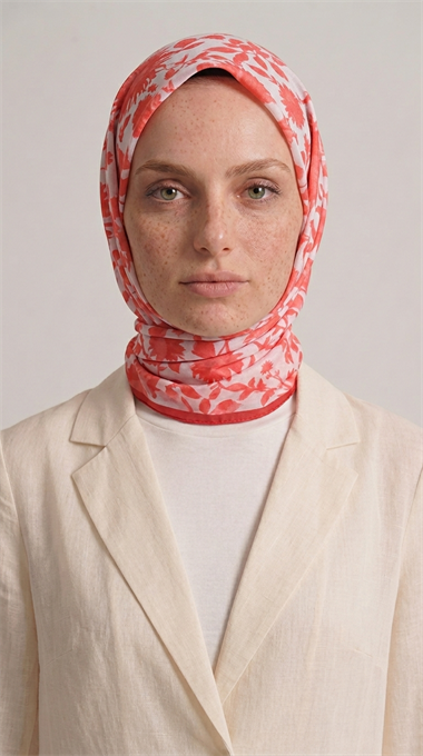 FLORA COTTON EŞARP -  TURUNCU