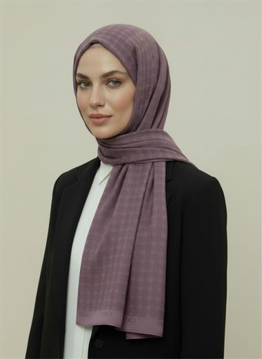 VERA DESENLİ MODAL ŞAL - LİLA 