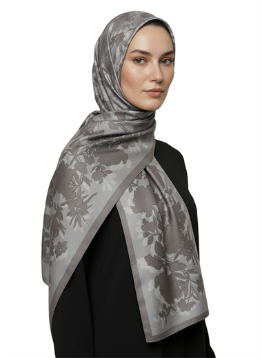 KARACA LİYA COTTON ŞAL - GRİ 