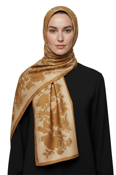 KARACA LİYA COTTON ŞAL - HARDAL 