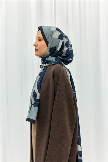 KARACA LİYA COTTON ŞAL - MAVİ 