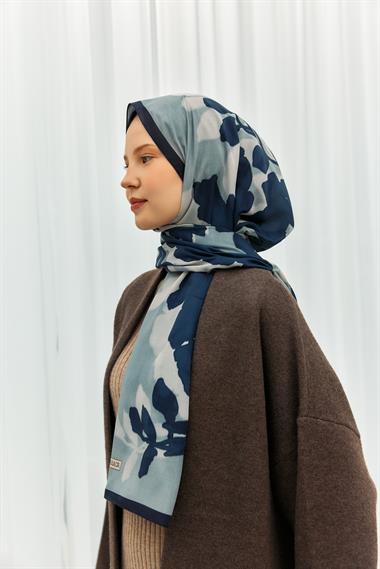 KARACA LİYA COTTON ŞAL - MAVİ 