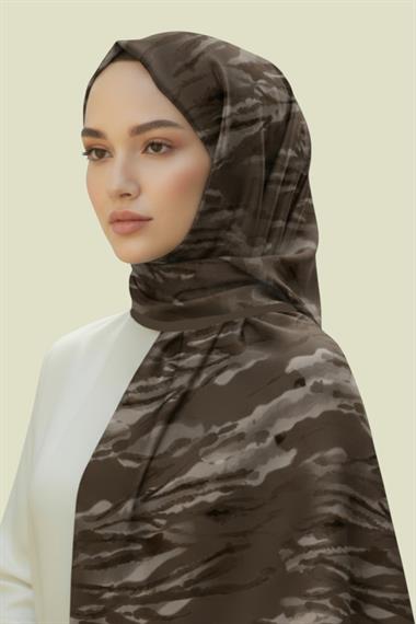 KARACA LUNA COTTON ŞAL - ANTRASİT GRİ 