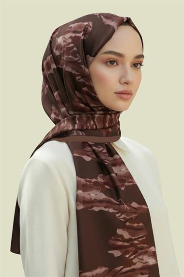 KARACA LUNA COTTON ŞAL - BORDO 