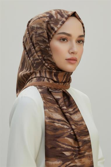 KARACA  LUNA COTTON ŞAL - KAHVERENGİ 