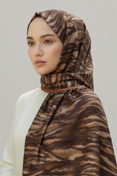 KARACA  LUNA COTTON ŞAL - KAHVERENGİ 