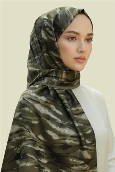 KARACA LUNA COTTON ŞAL - HAKİ 